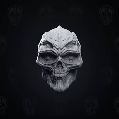 Velkhar, the necromancer head (unpainted)