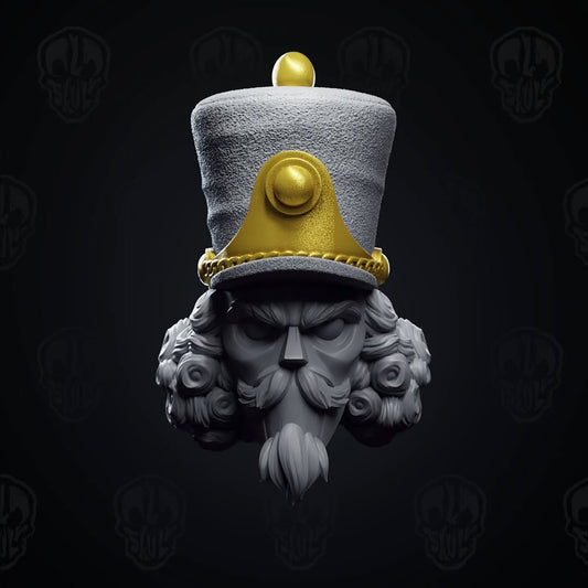 Nutcracker Soldier Head (unpainted)