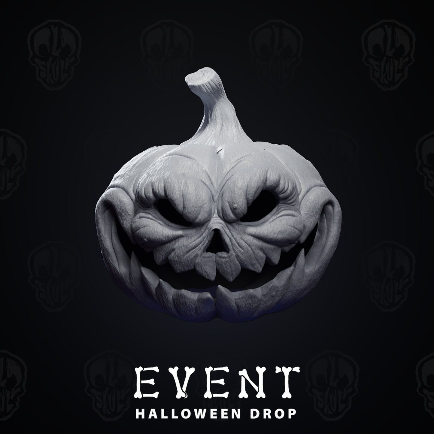 Jack Marrow, pumpkin head (unpainted)