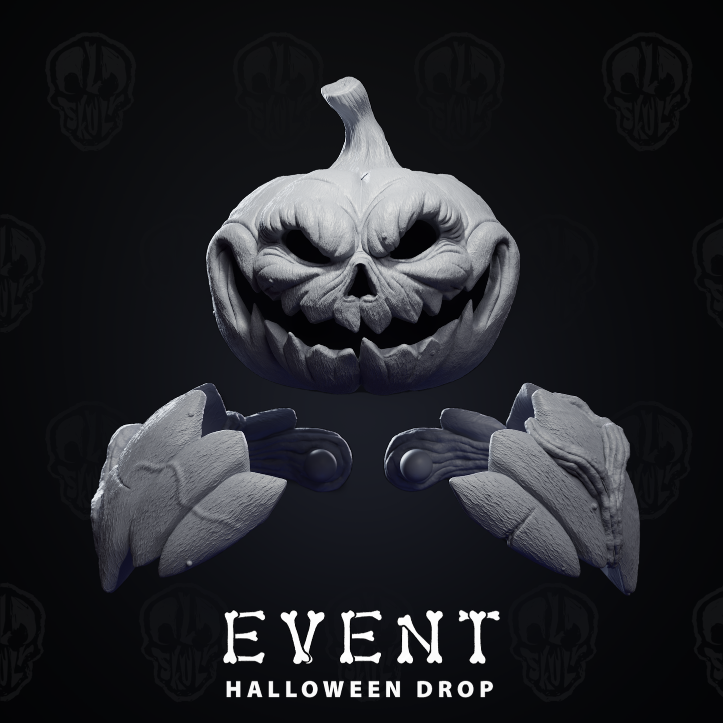 Jack Marrow, pumpkin head (unpainted)