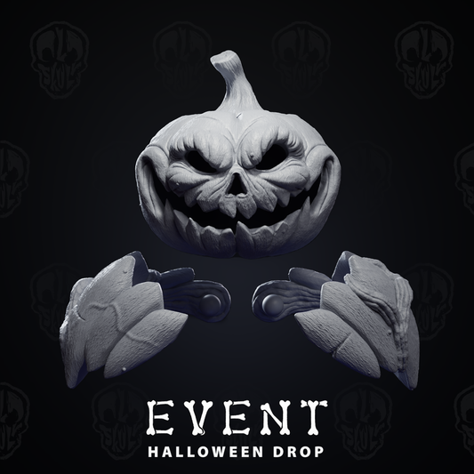 Jack Marrow, pumpkin head (unpainted)