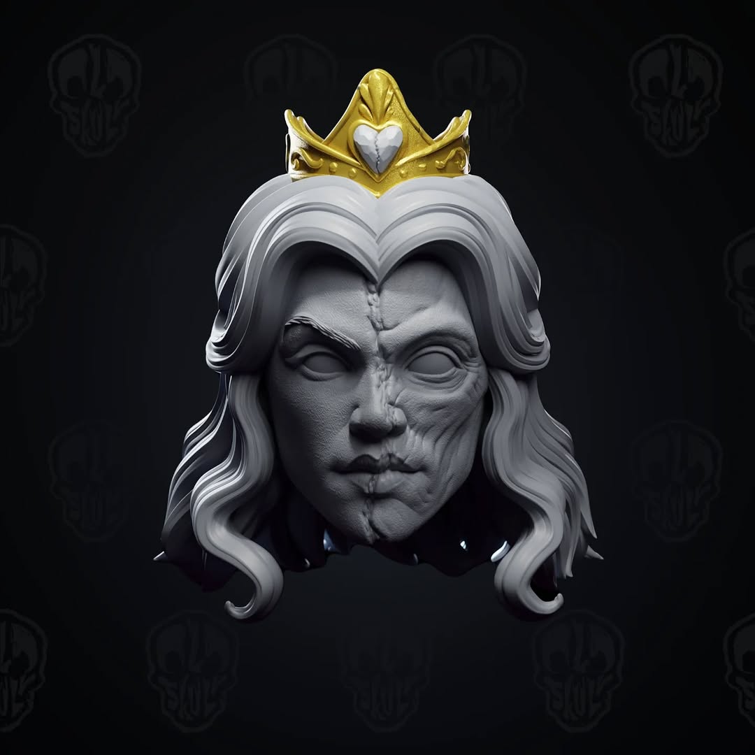 Queen of Faces head (unpainted)
