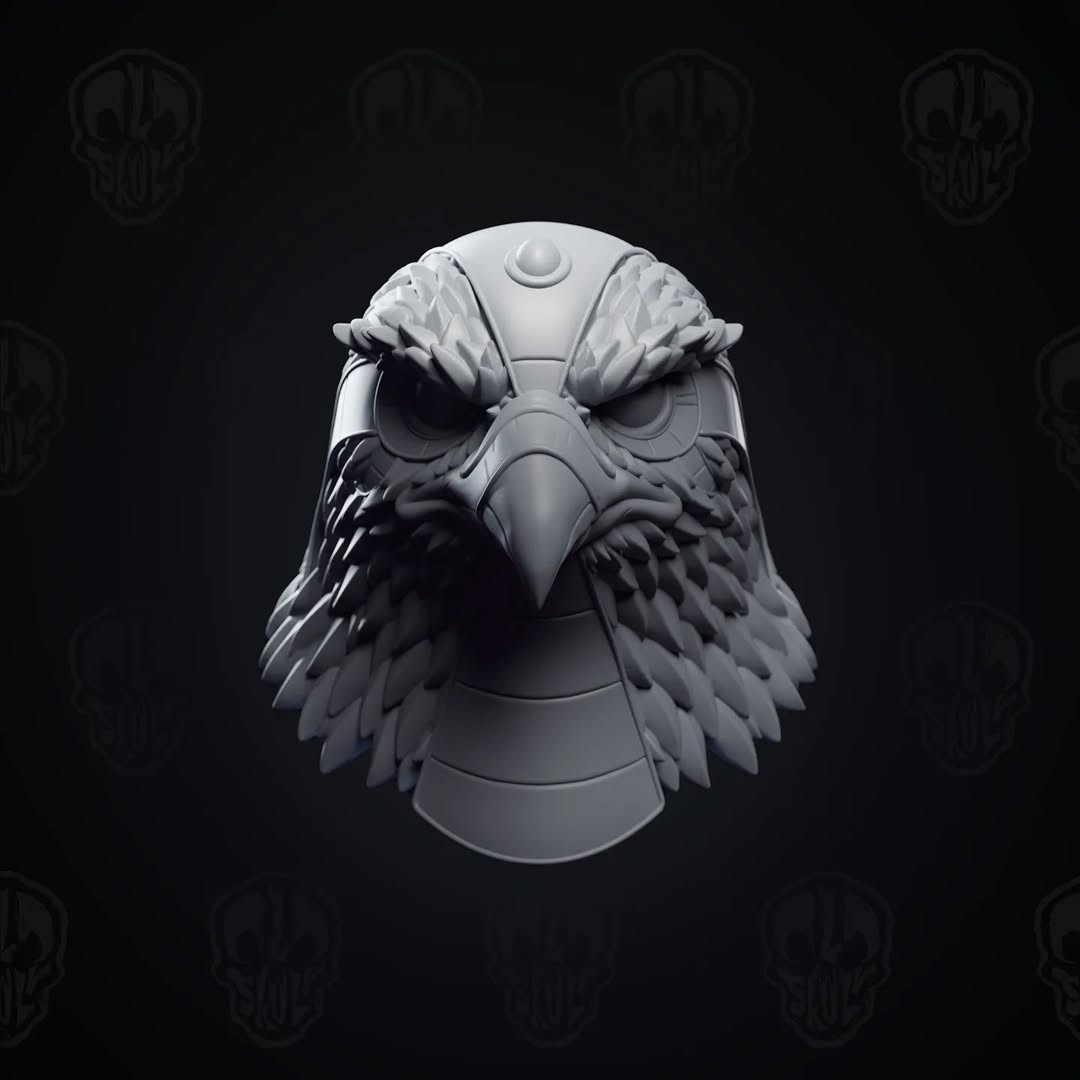 Armored Ra Head (unpainted)