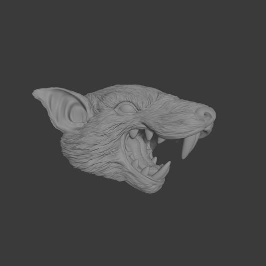 Rat (rat-men) Head for Mythic Legions