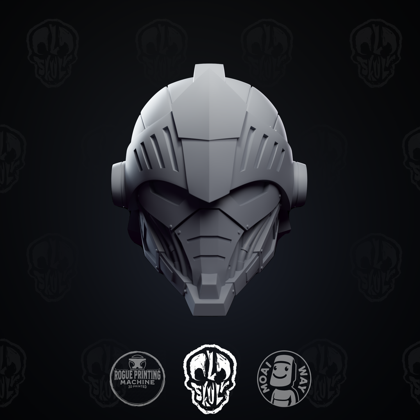 The Robot Knight Open Mask Head (unpainted)