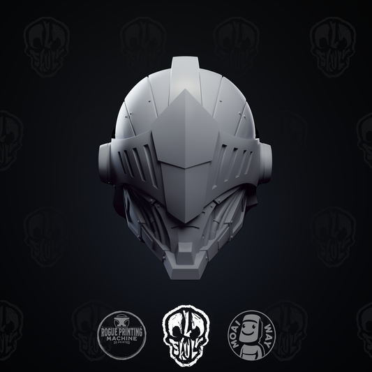 The Robot Knight Closed Mask Head (unpainted)