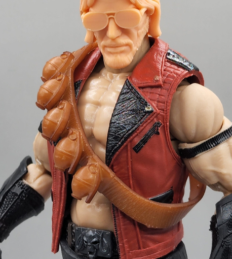 Grenade bandolier Monkeywrench Dreadnok - 1:12 scale