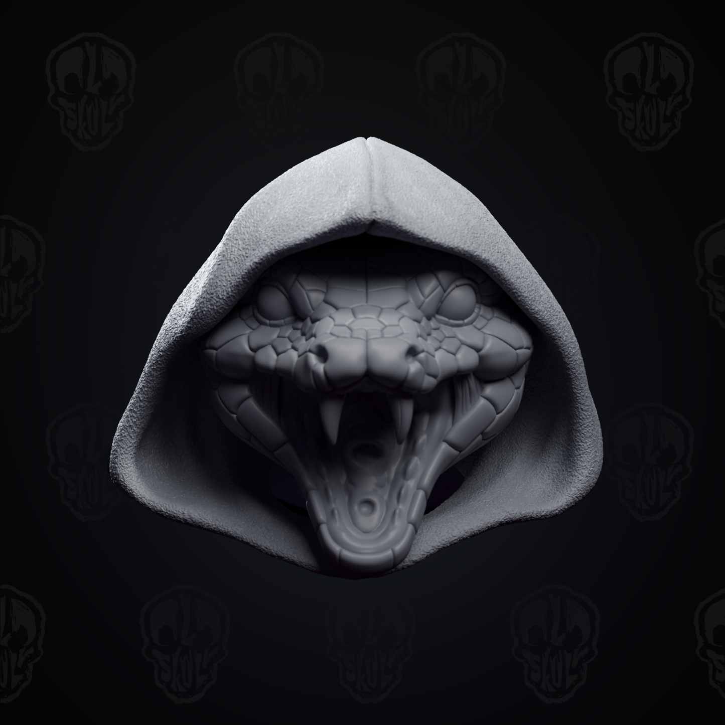 Ssarethss the Snake-man alchemist Head (unpainted)