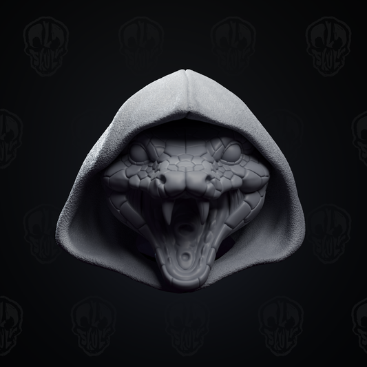 Ssarethss the Snake-man alchemist Head (unpainted)