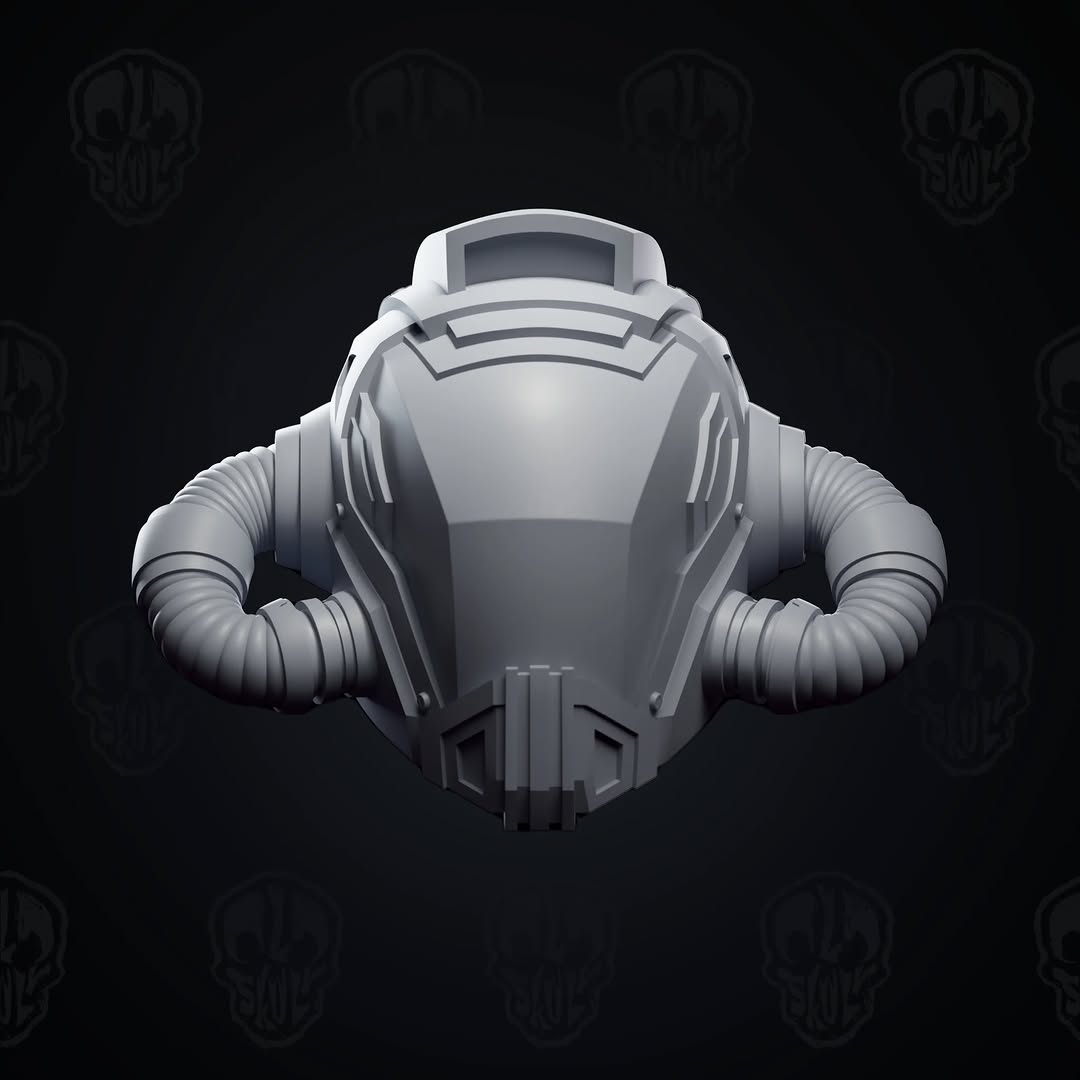The Space Helmet Upgraded Head (unpainted)