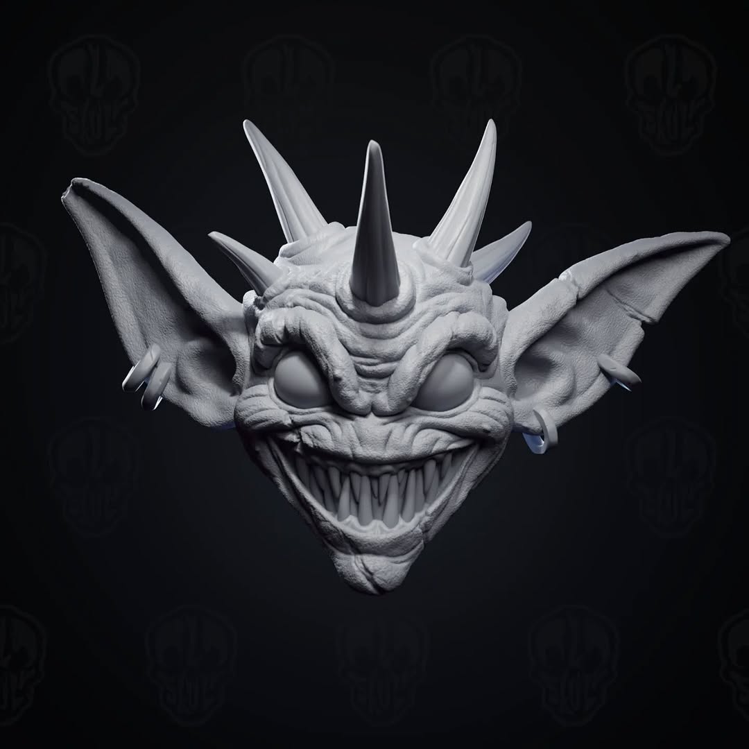 Punk Inguma head from Basque mythology - Mythic legions 1.0 bodies