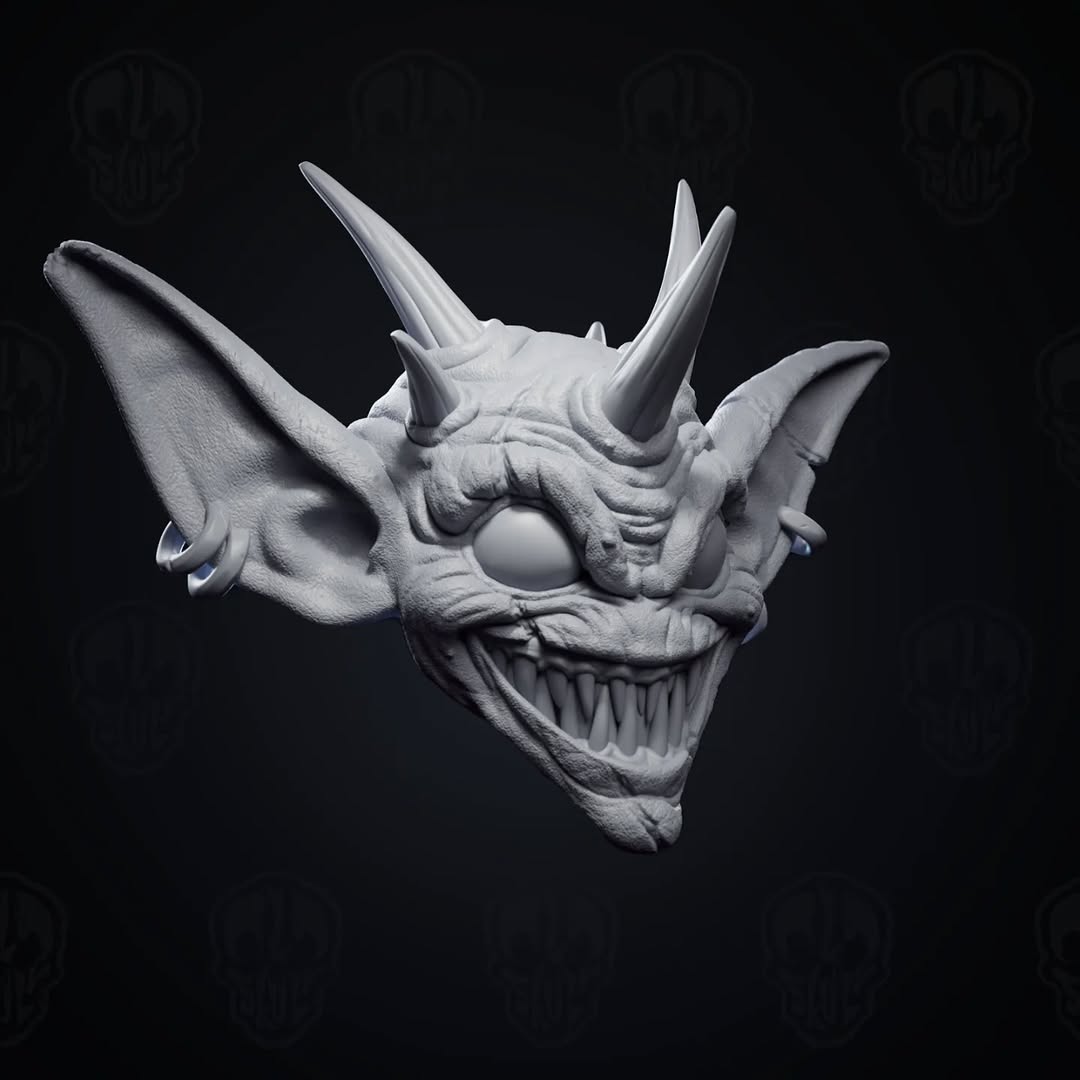 Punk Inguma head from Basque mythology - Mythic legions 1.0 bodies