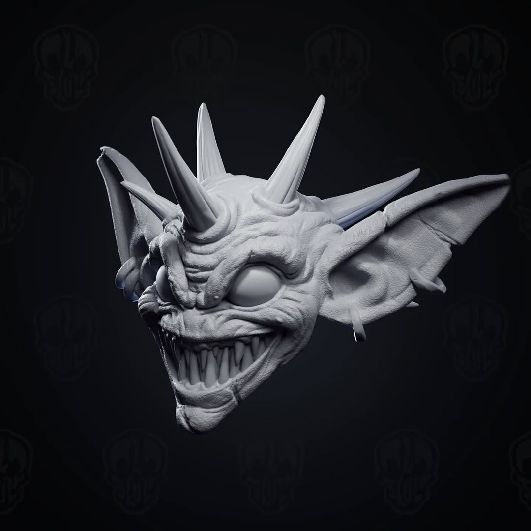 Punk Inguma head from Basque mythology - Mythic legions 1.0 bodies