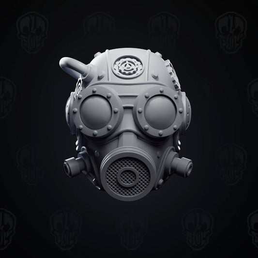 Steampunk Helmet Head (unpainted)