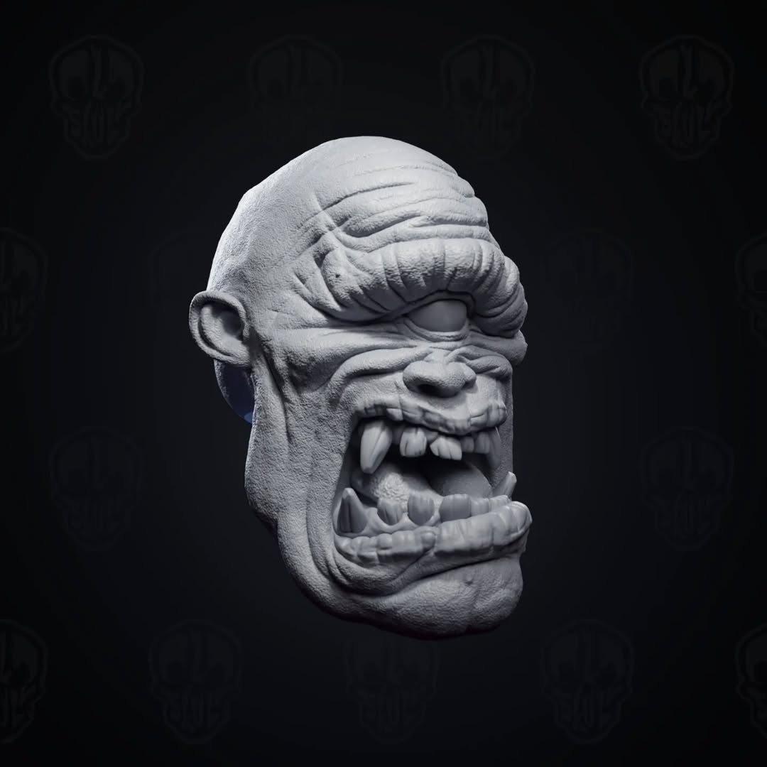 Tartalo head from Basque mythology - Mythic legions 1.0 bodies