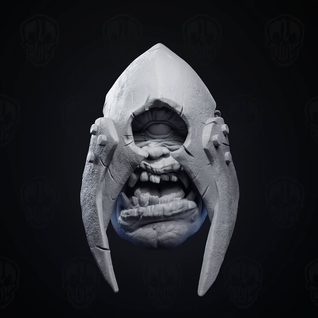 Tartalo v2 in helmet (unpainted)