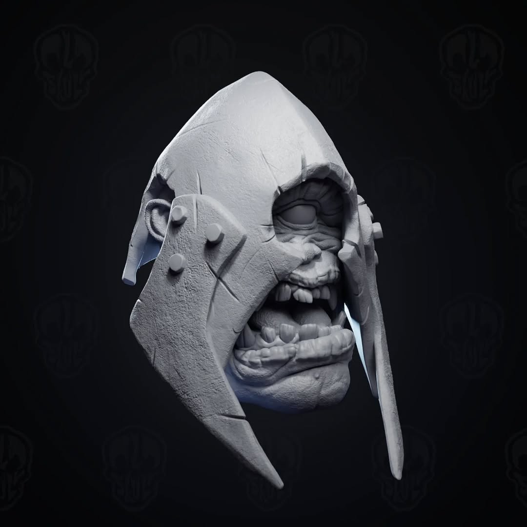 Tartalo v2 in helmet (unpainted)