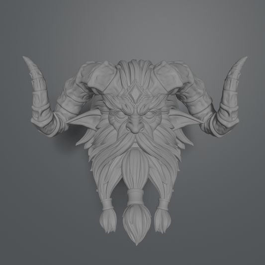 Van Vikarin Troll Wizard of the Grove Head (unpainted)