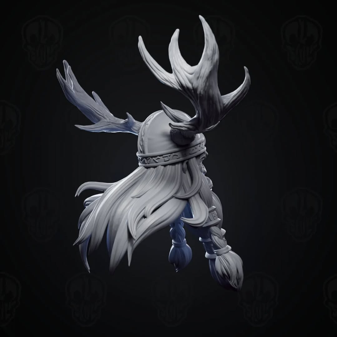 Viking Santa Head (unpainted)