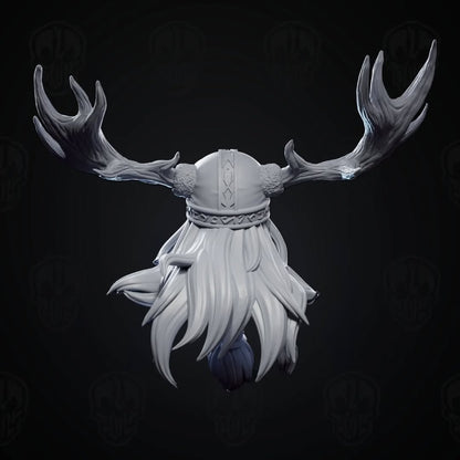 Viking Santa Head (unpainted)