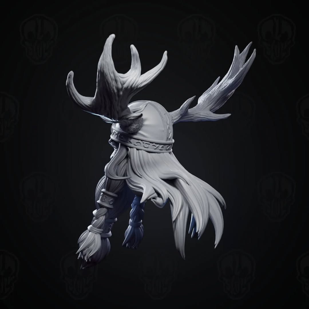 Viking Santa Head (unpainted)