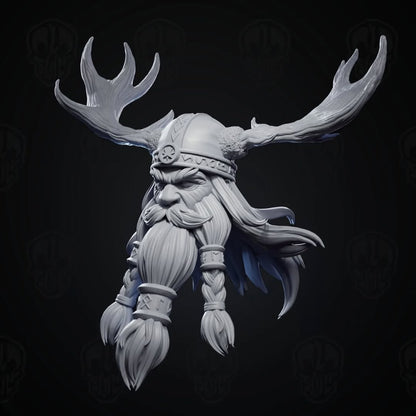 Viking Santa Head (unpainted)
