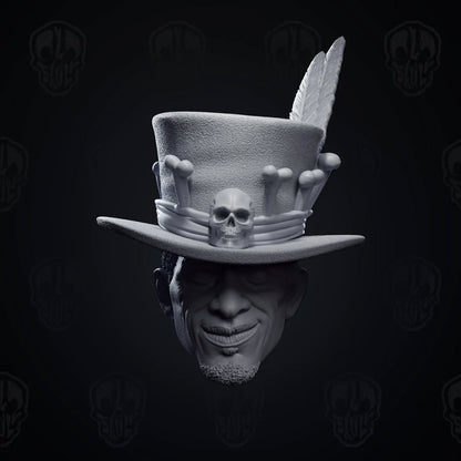 Papa Zakael, voodoo witchdoctor head (unpainted)