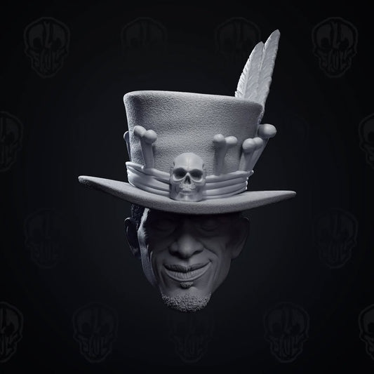 Papa Zakael, voodoo witchdoctor head (unpainted)