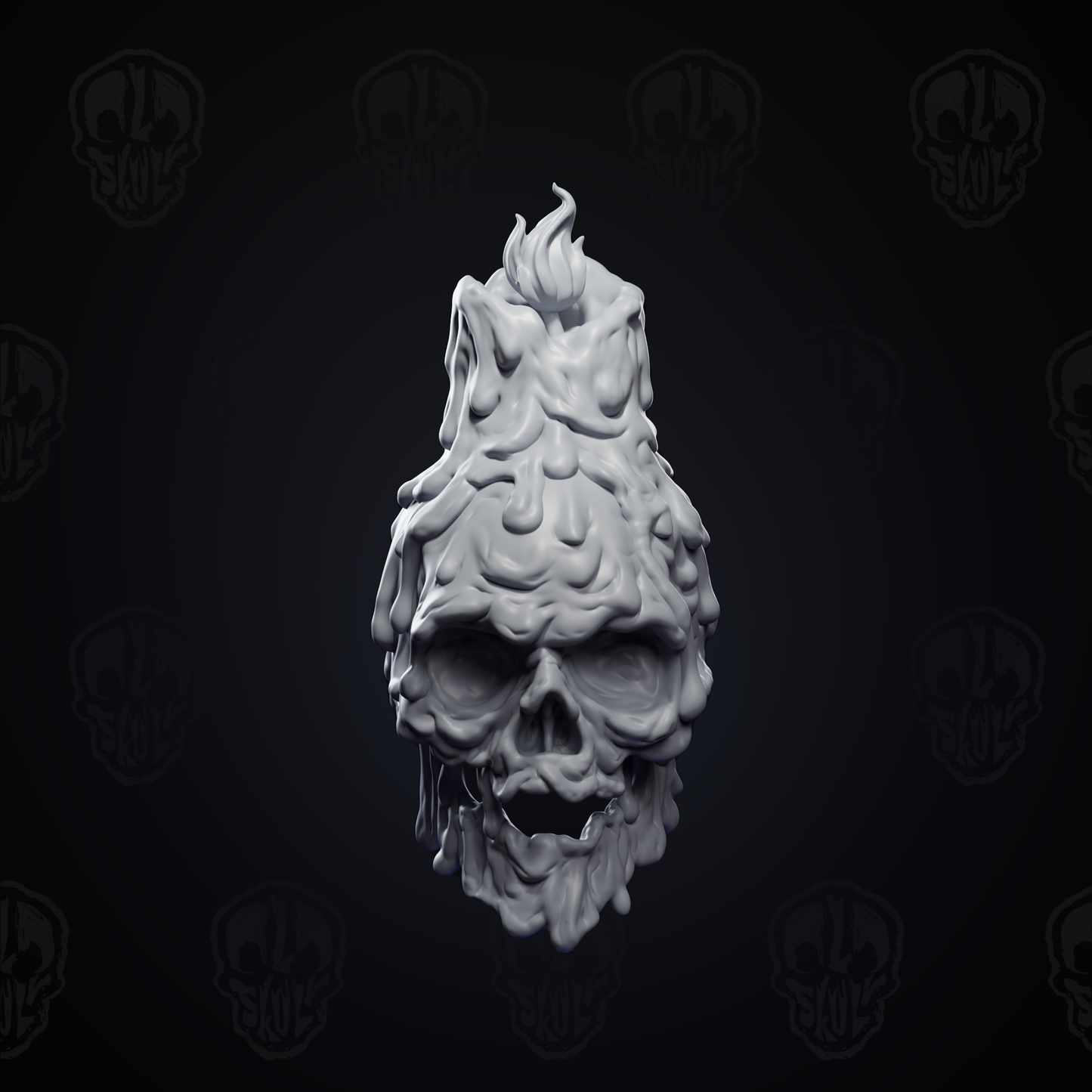 The Warden of the Eternal Flame, candle demon head (unpainted)