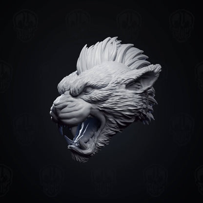 Tepeyollotl, Jaguar God of Aztec Mythology head - Mythic legions 1.0