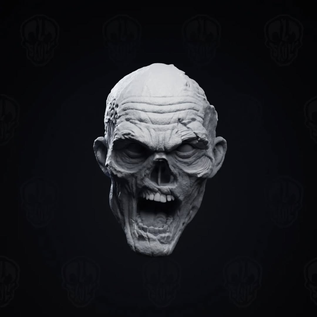 Sloppy Brain the Zombie head - Mythic legions 1.0 bodies