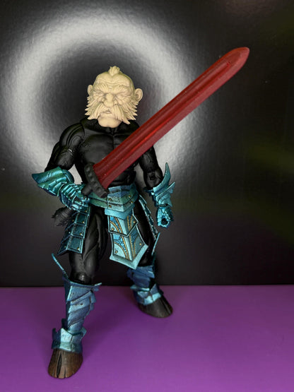 Crimson Brand, red transparent broadsword - Mythic Legions