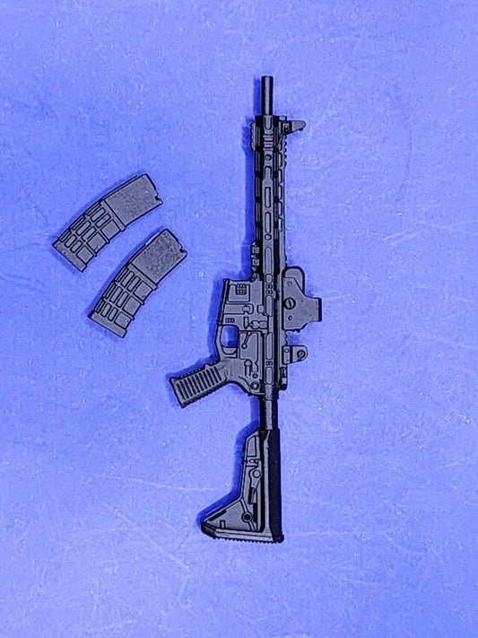 AR-15 with removable magazine - 1/12 scale