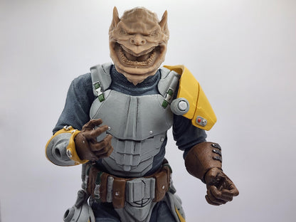 Chawgrim the Ferth, goblin head - Mythic Legions 1.0 scale