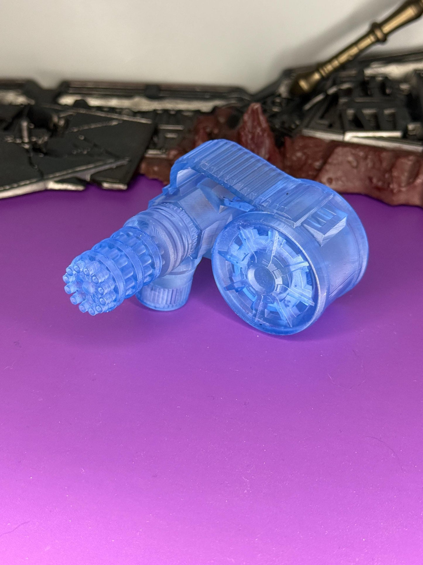 Bat Blaster Gatling Gun (multiple colors) - 1/12 scale GI Joe classified BAT Attachment
