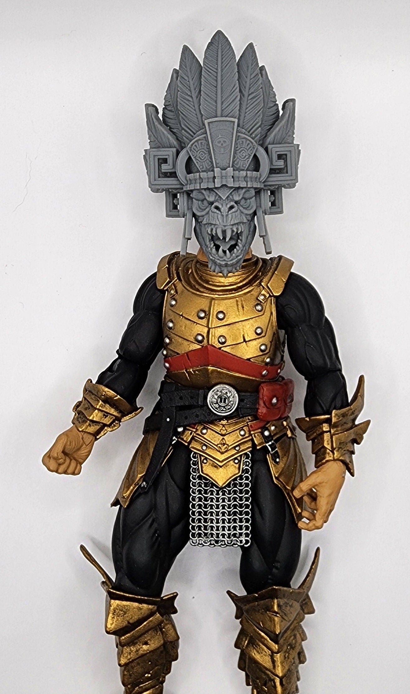 Iztli Stonefang, the Aztec Reptile head - Mythic Legions 1.0 scale