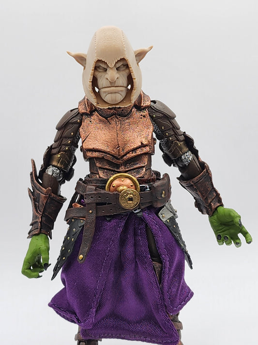 Bilbo Stabbins Goblin head - Mythic Legions 2.0 scale