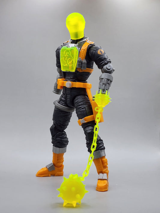 Clear Bright Green Android v2 - 1:12 scale