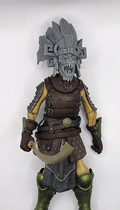 Iztli Stonefang, the Aztec Reptile head - Mythic Legions 1.0