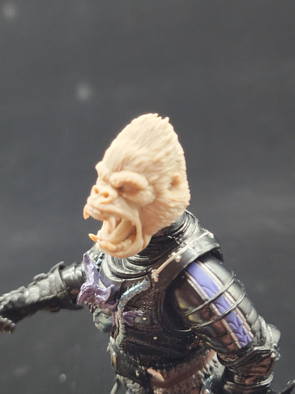 Gravok, gorilla open mouth head - Mythic Legions 1.0