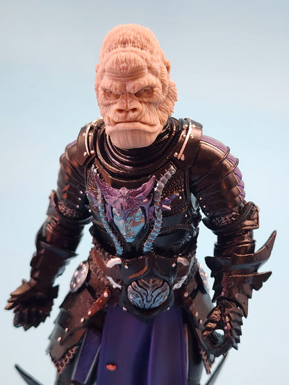 Tarvok, gorilla head - Mythic Legions 1.0 scale