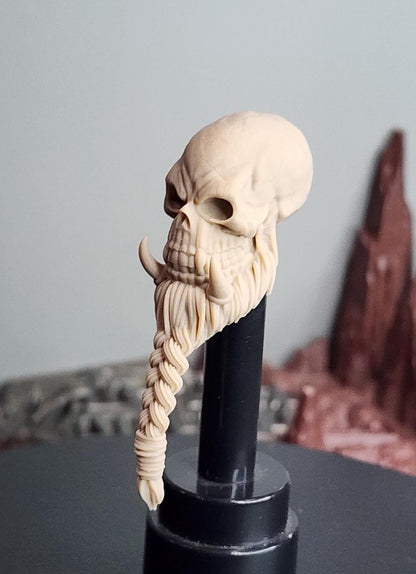 Spectral Warlord Drak'zul, orc skull head – Mythic Legions 1.0 scale