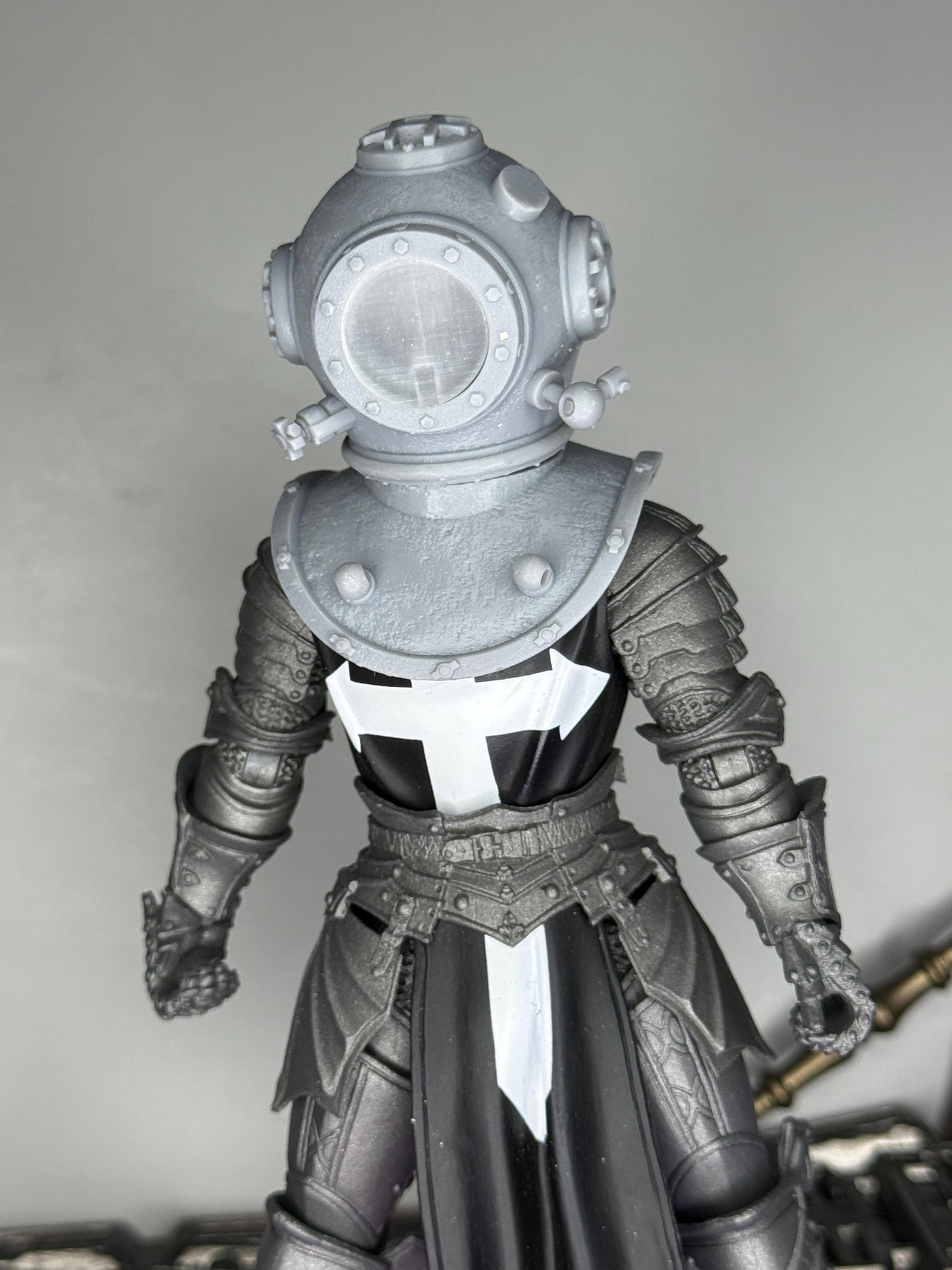 Brinejaw the Forlorn, diver head - Mythic Legions 1.0 scale