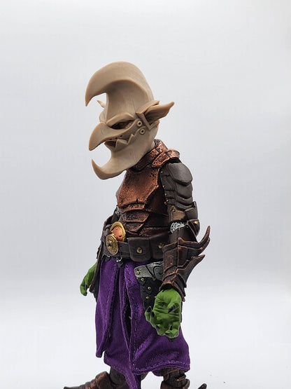 Laird Gobestro, the goblin in the iron moon mask head - Mythic legions 2.0