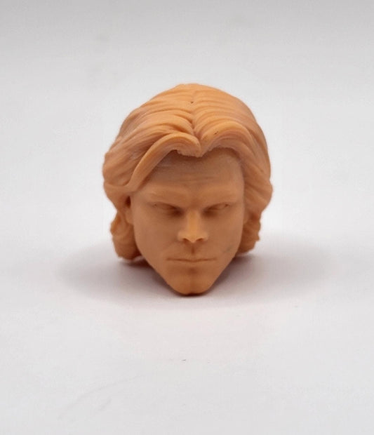 Supernatural Sam Winchester head - 1/12 scale