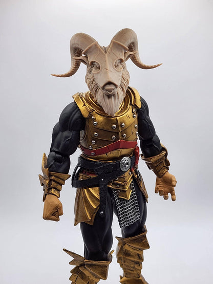 Gallanthorn the Hero, goat head - Mythic Legions 1.0