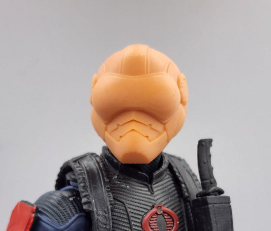 Pilot helmet head - 1/12 scale