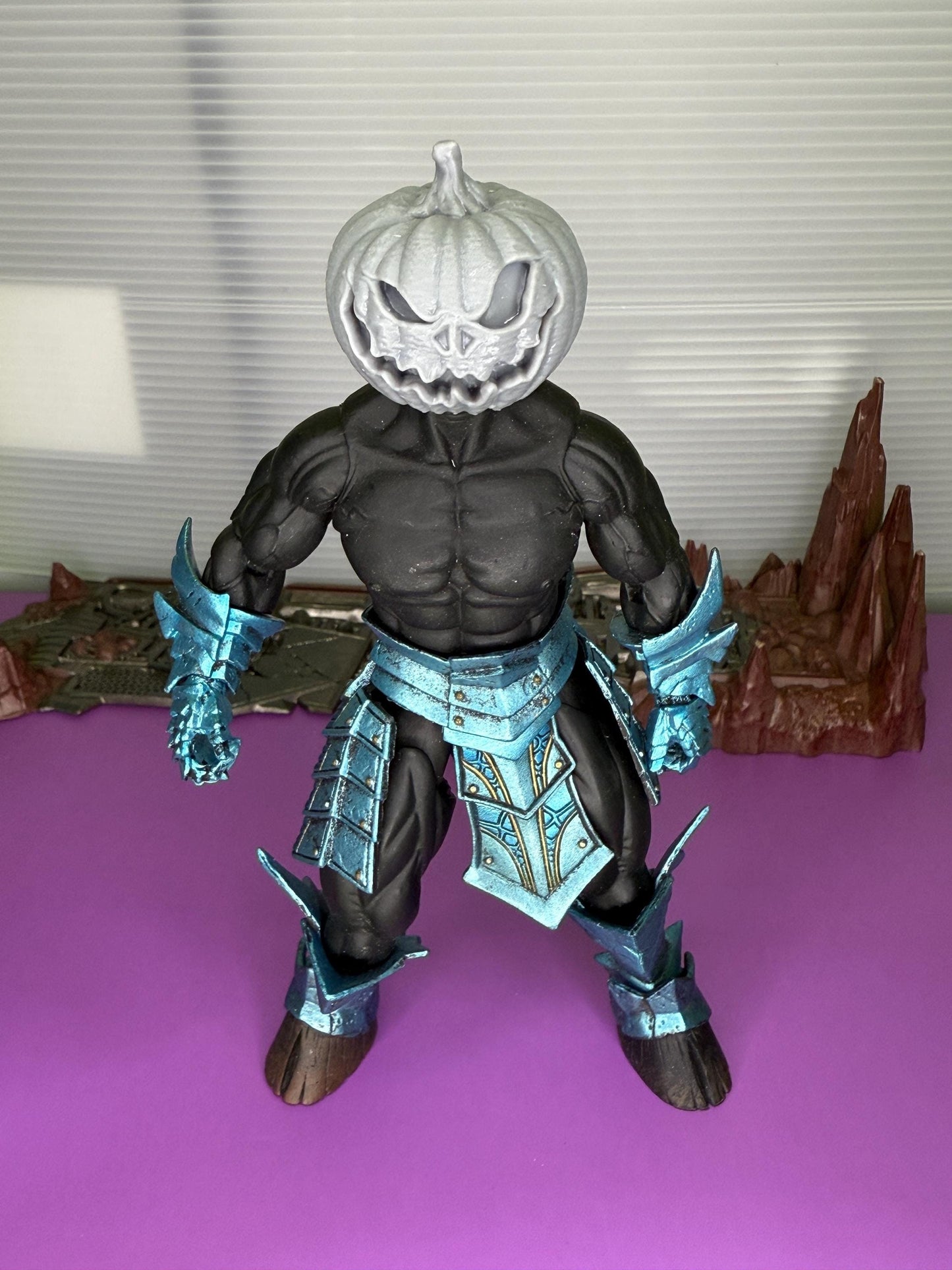 Grimharvest, pumpkin head - Mythic Legions 1.0 scale