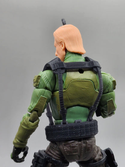 Shoulder harness and belt combo web gear - 1/12 scale