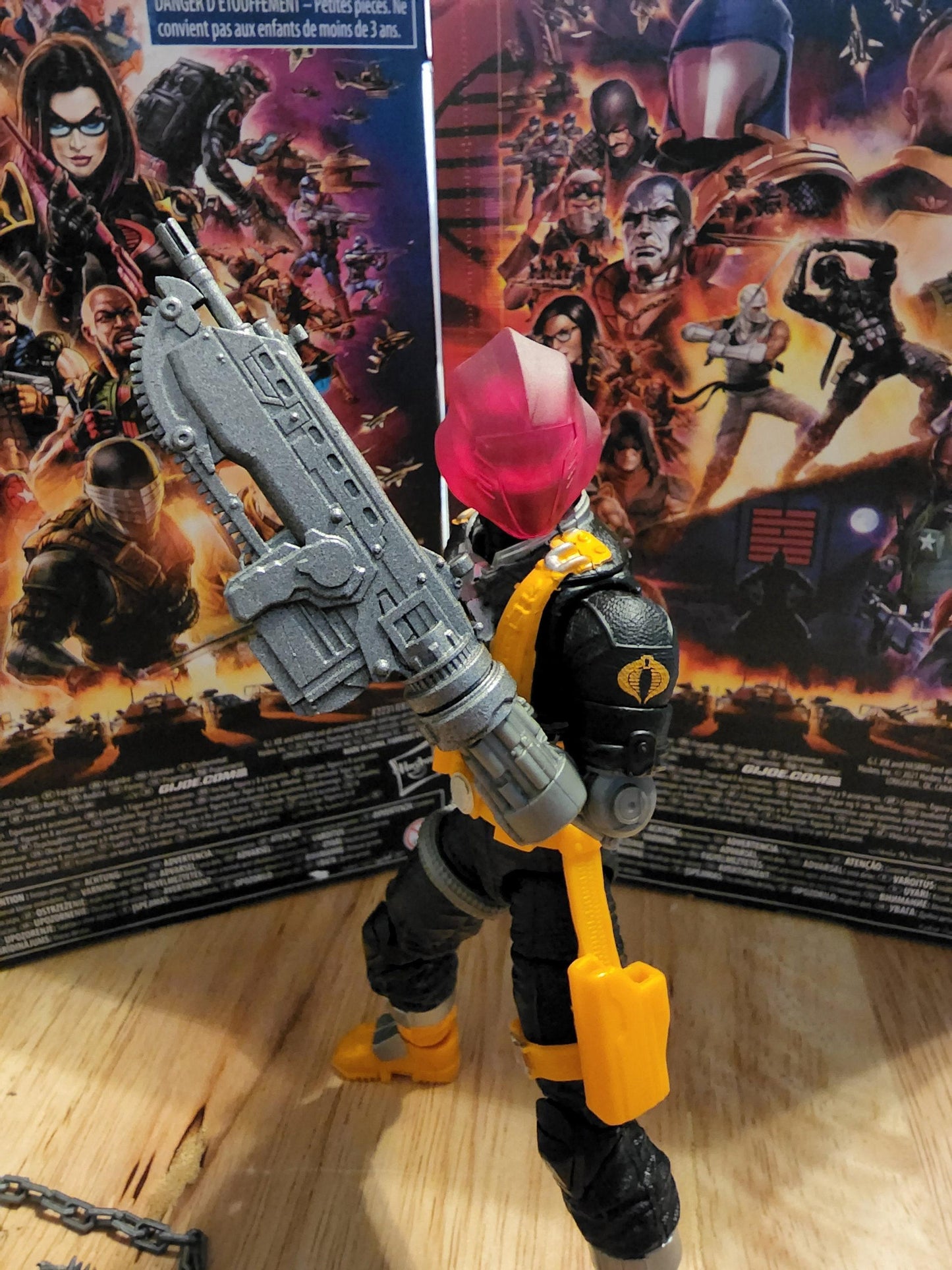 Gun Metal Saw Rifle - GI Joe Classified BAT Attachment